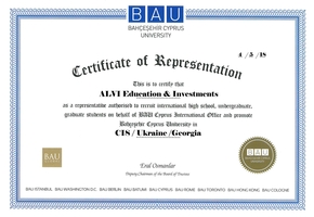 ALVI Education & Investment Certificate