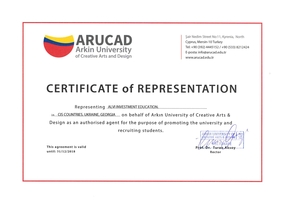 ARUCAD Certificate of Representation ALVI Georgia and CIS